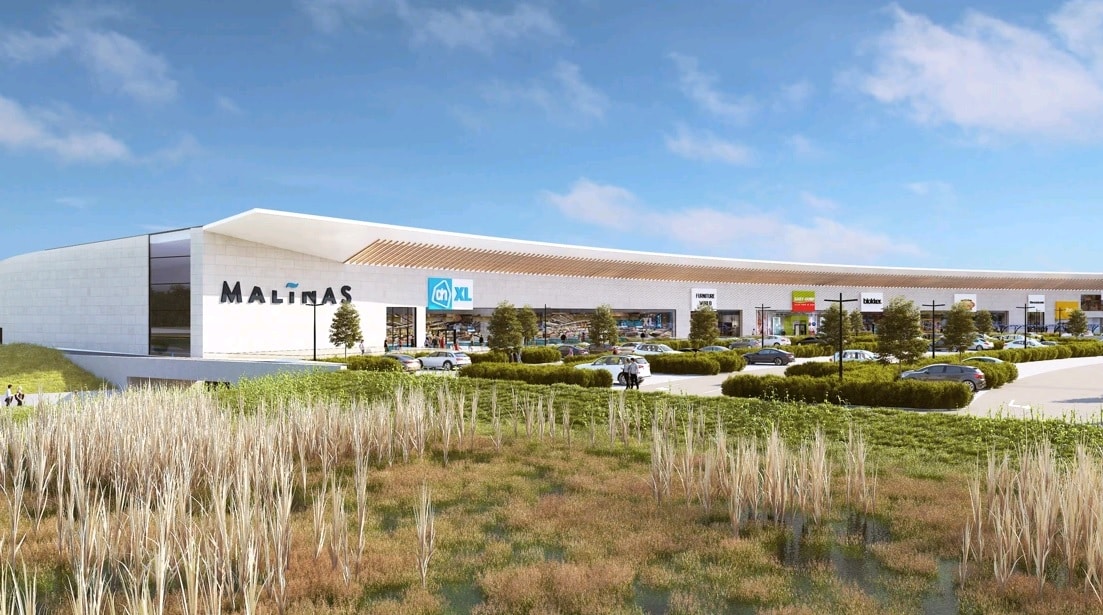 Groen retailpark België mechelen Malinas
